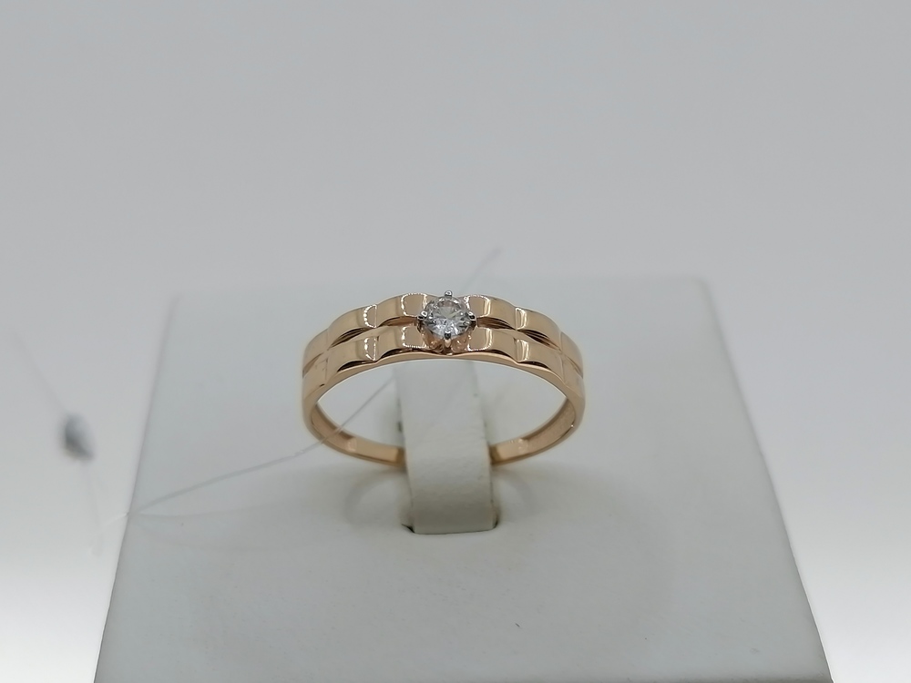 КОЛЬЦО С КАМНЕМ (Au 585)