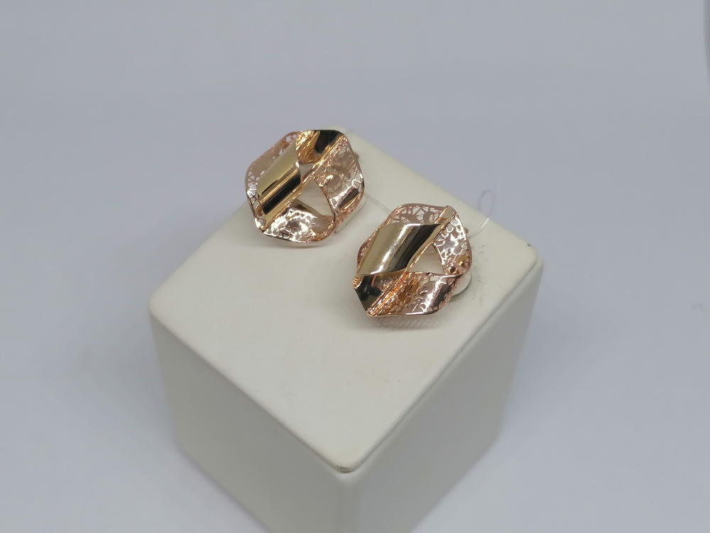 СЕРЬГИ БЕЗ КАМНЯ (Au 585)