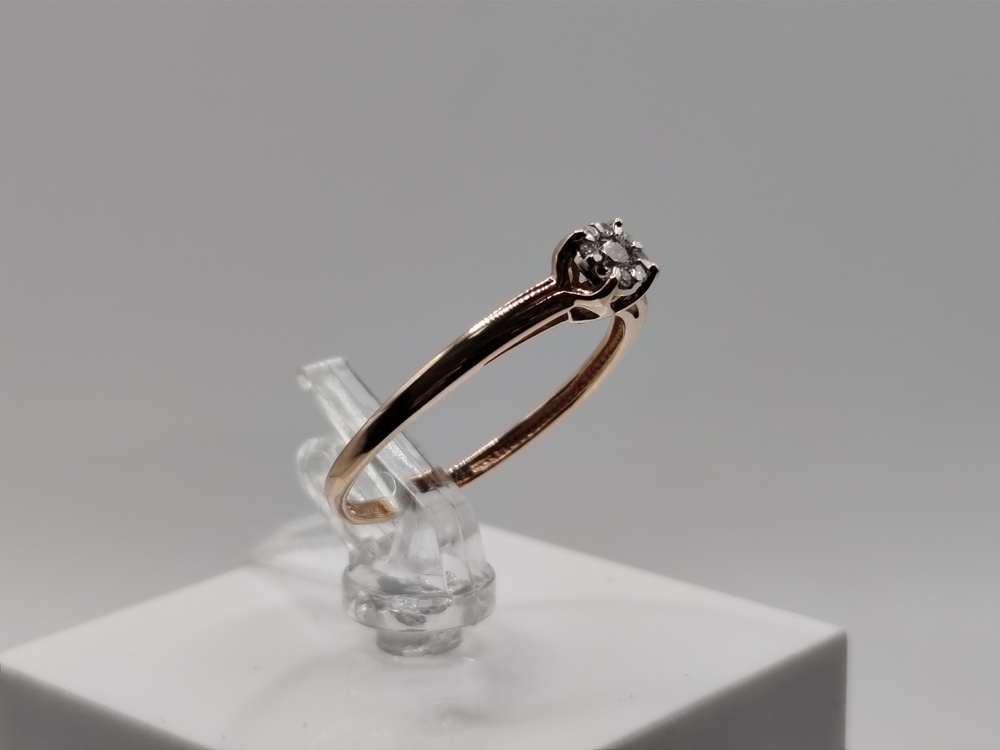 КОЛЬЦО БРИЛЛИАНТ Au 585