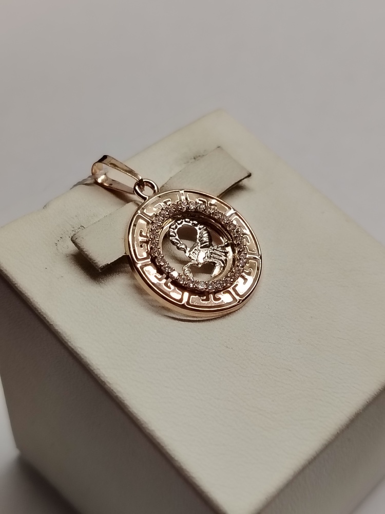 ПОДВЕСКА ЗНАК ЗОДИАКА СКОРПИОН (Au 585)