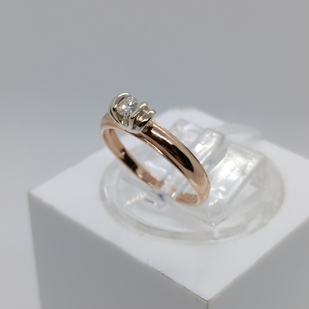 КОЛЬЦО БРИЛЛИАНТ Au 585