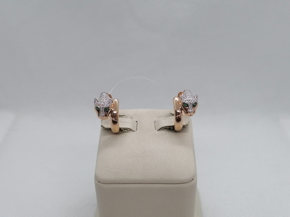 СЕРЬГИ С КАМНЯМИ (Au 585)