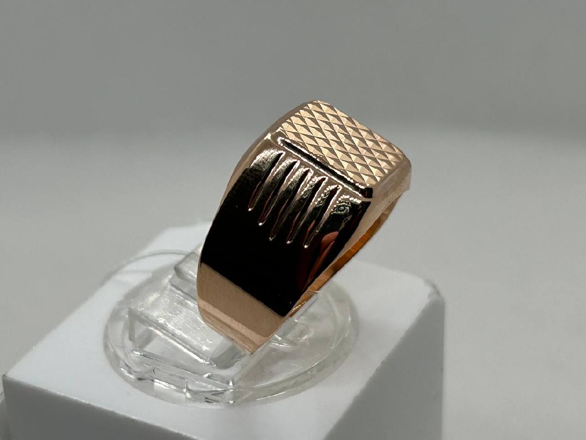 КОЛЬЦО ПЕЧАТКА без камня (Au 585)