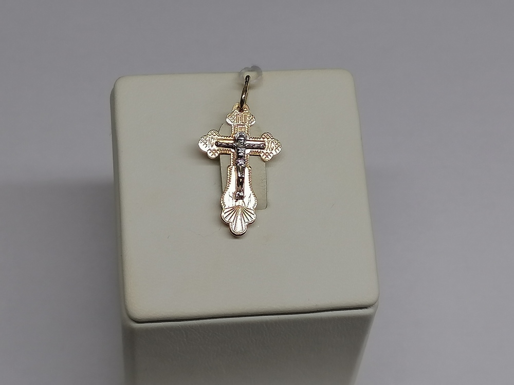 ПОДВЕСКА КРЕСТ (Au 585)