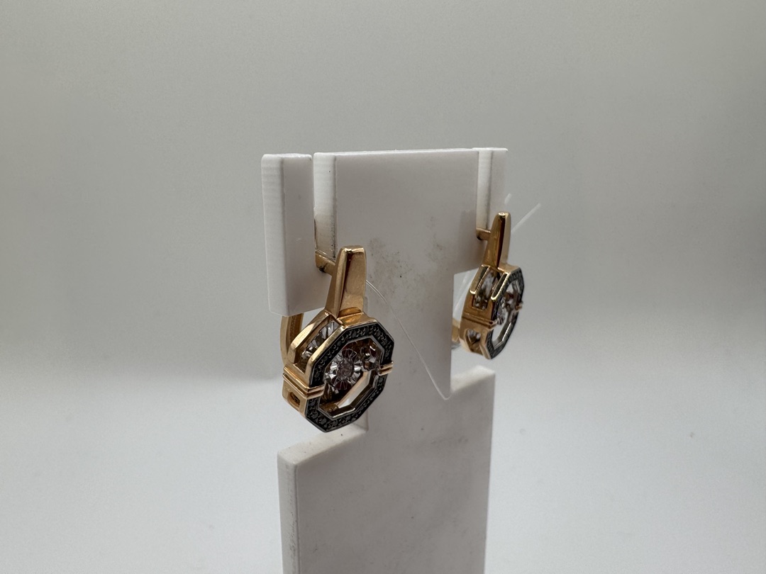 02-11-5630-13-00 СЕРЬГИ БРИЛЛИАНТ (Au 585)