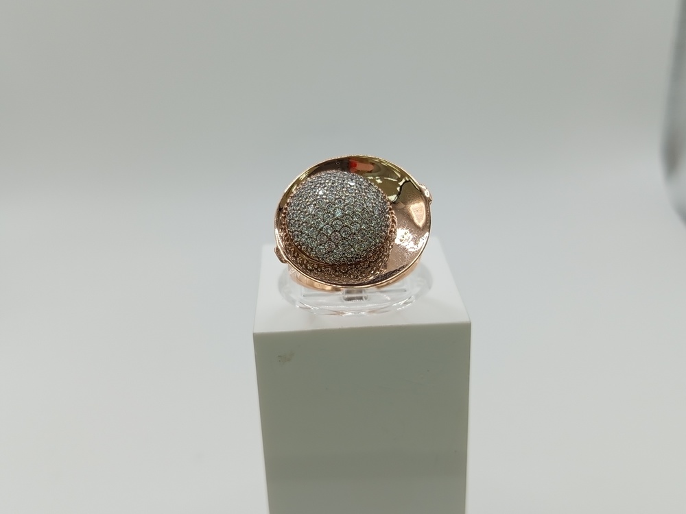 КОЛКМИ585 КОЛЬЦО С КАМНЯМИ (Au 585)