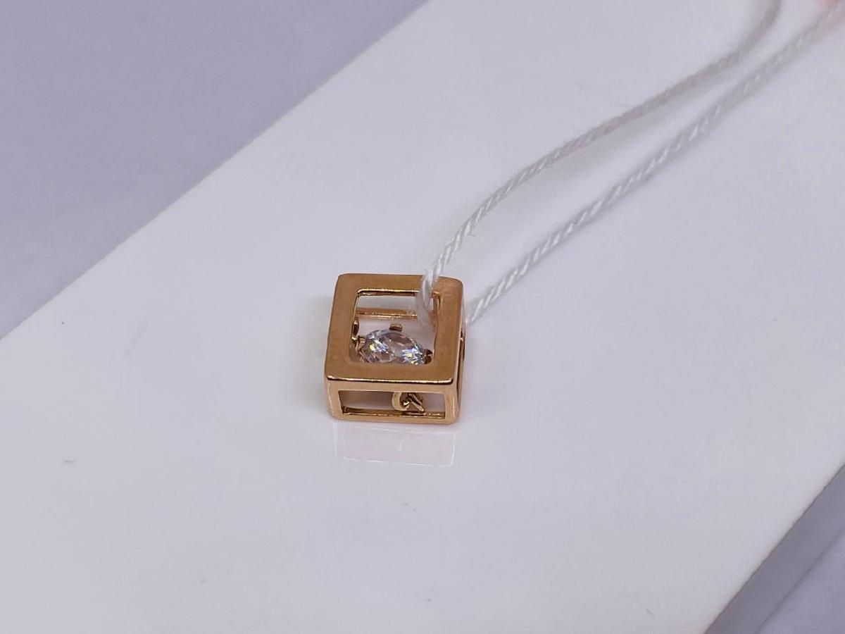 ПОДКМ585 ПОДВЕСКА С КАМНЕМ (Au 585)