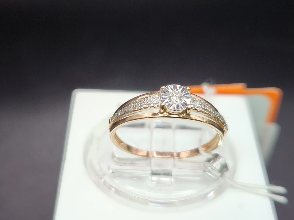 КОЛЬЦО БРИЛЛИАНТ Au 585