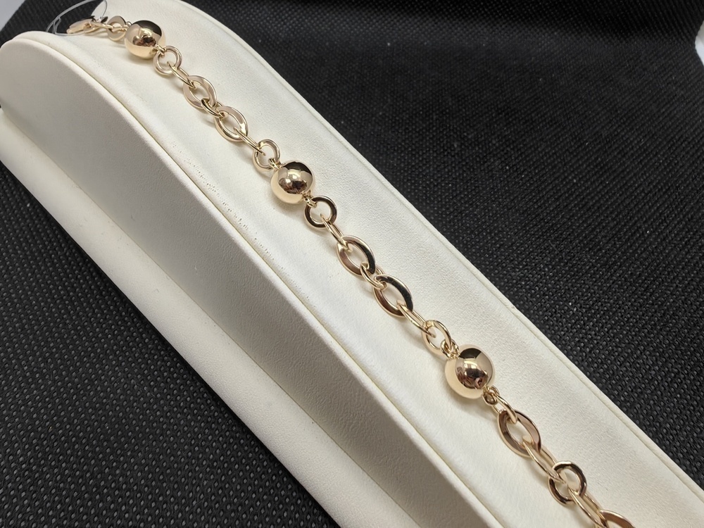 БРАСЛЕТ ПОЛНОВЕСНЫЙ Фантазия (Au 585)