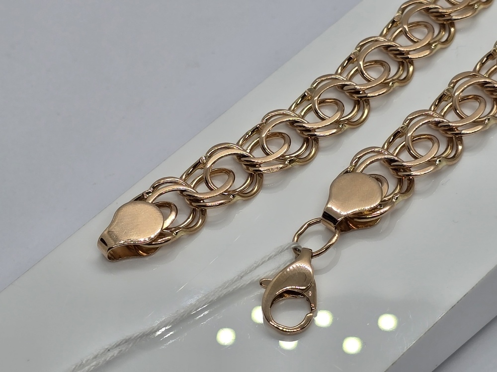 БРАСЛЕТ ПОЛНОВЕСНЫЙ Бисмарк (Au 585)