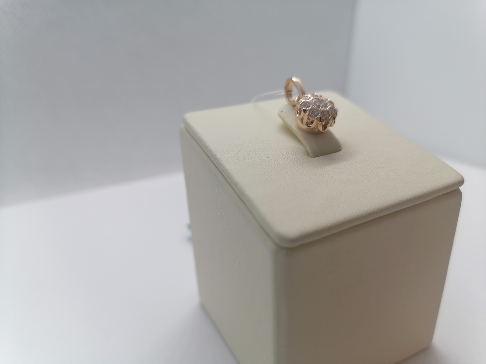 1430170 ПОДВЕСКА С КАМНЯМИ (Au 585)