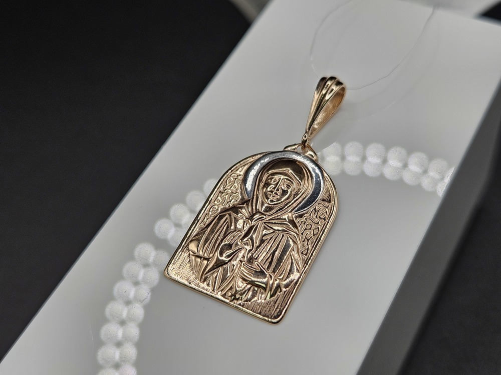 819-00081-10-00-00-00 ПОДВЕСКА ИКОНА без камня (Au 585)