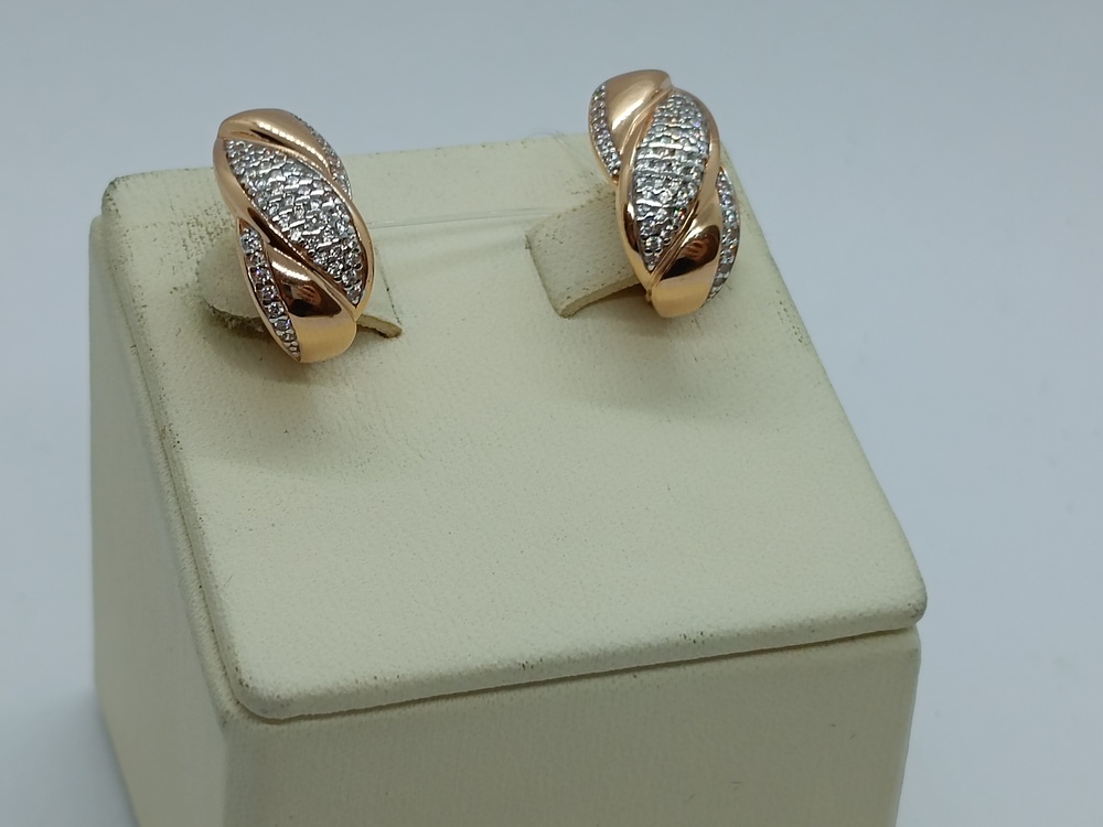 04-52-0823-01 СЕРЬГИ С КАМНЯМИ (Au 585)