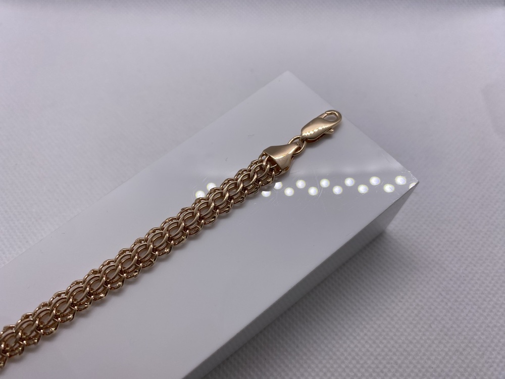 БРАСЛЕТ ПУСТОТЕЛЫЙ Итальянка (Au 585)