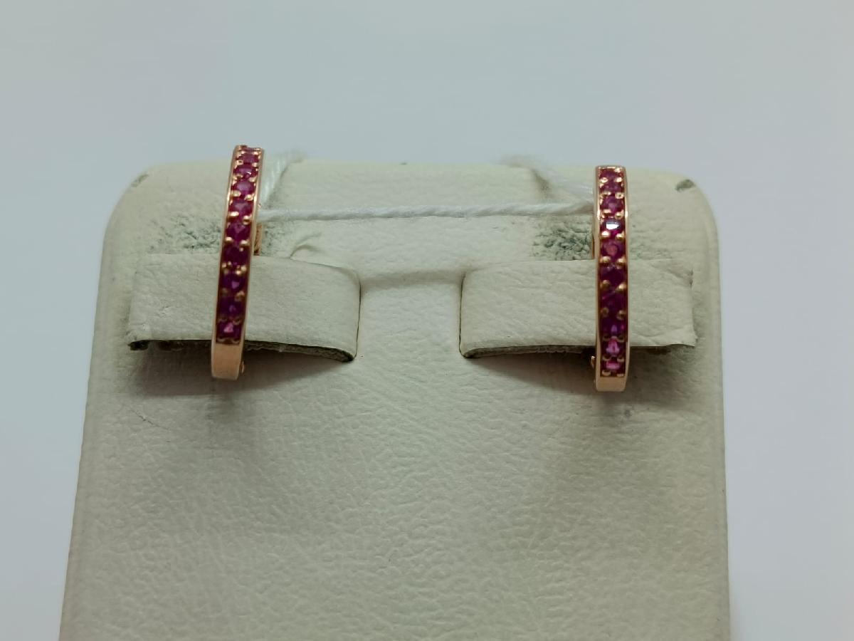 СЕРЬГИ С КАМНЯМИ (Au 585)