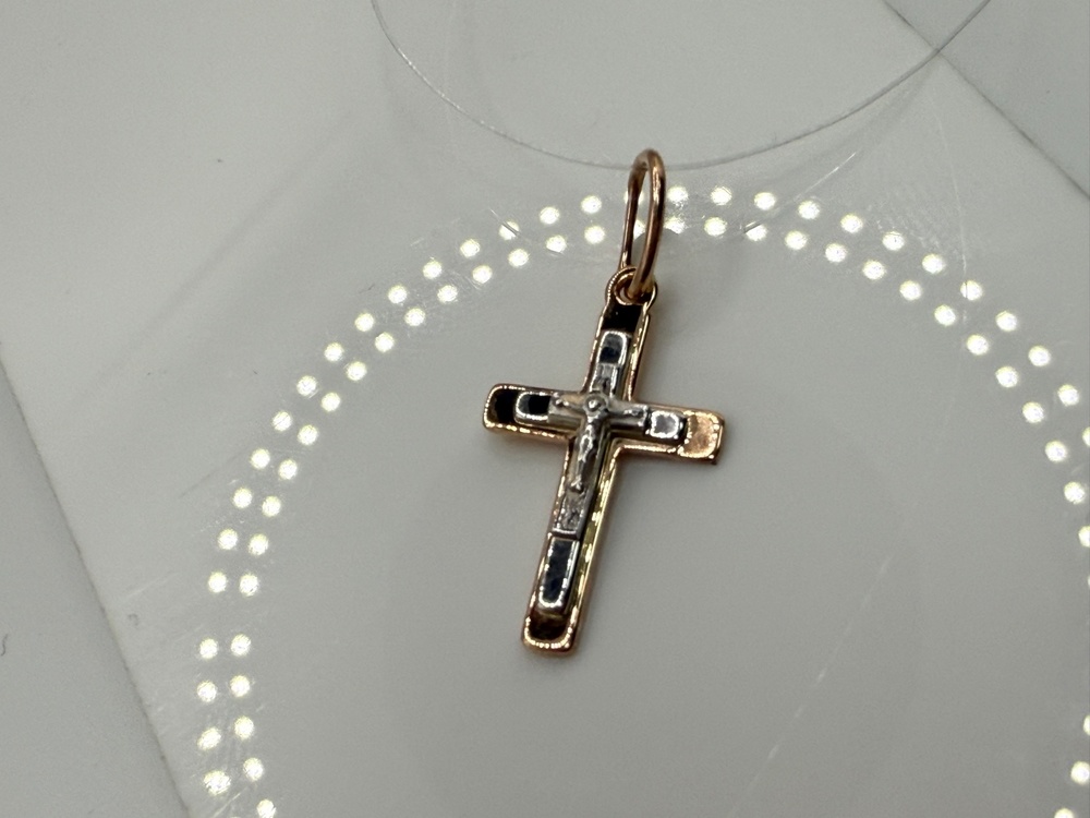 ПОДВЕСКА КРЕСТ (Au 585)