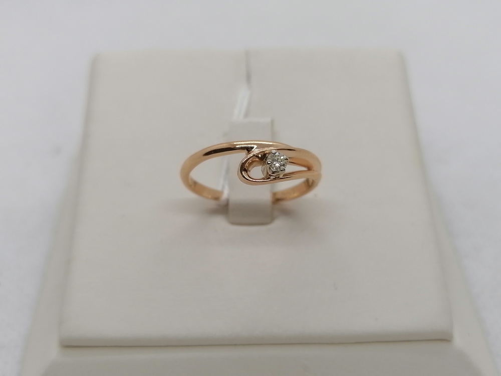 КОЛЬЦО БРИЛЛИАНТ Au 585