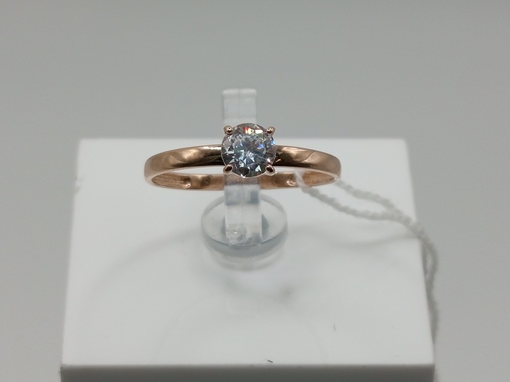 КОЛКМ585 КОЛЬЦО С КАМНЕМ (Au 585)