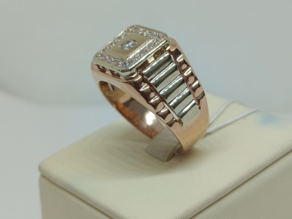 ПЕЧКМИ585 ПЕЧАТКА С КАМНЯМИ (Au 585)