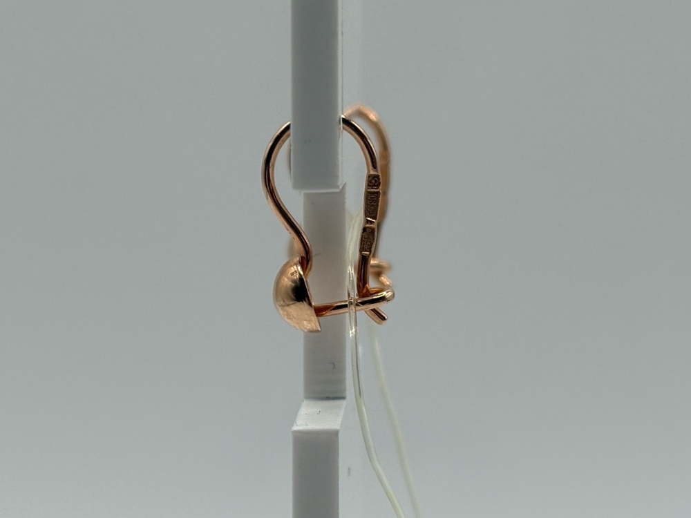 020020 СЕРЬГИ С ПЕТЕЛЬКОЙ (Au 585)