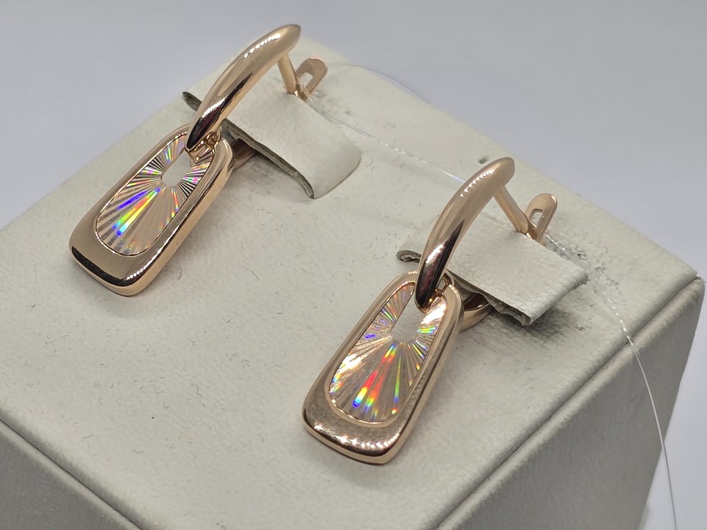 СЕРЬГИ БЕЗ КАМНЯ (Au 585)