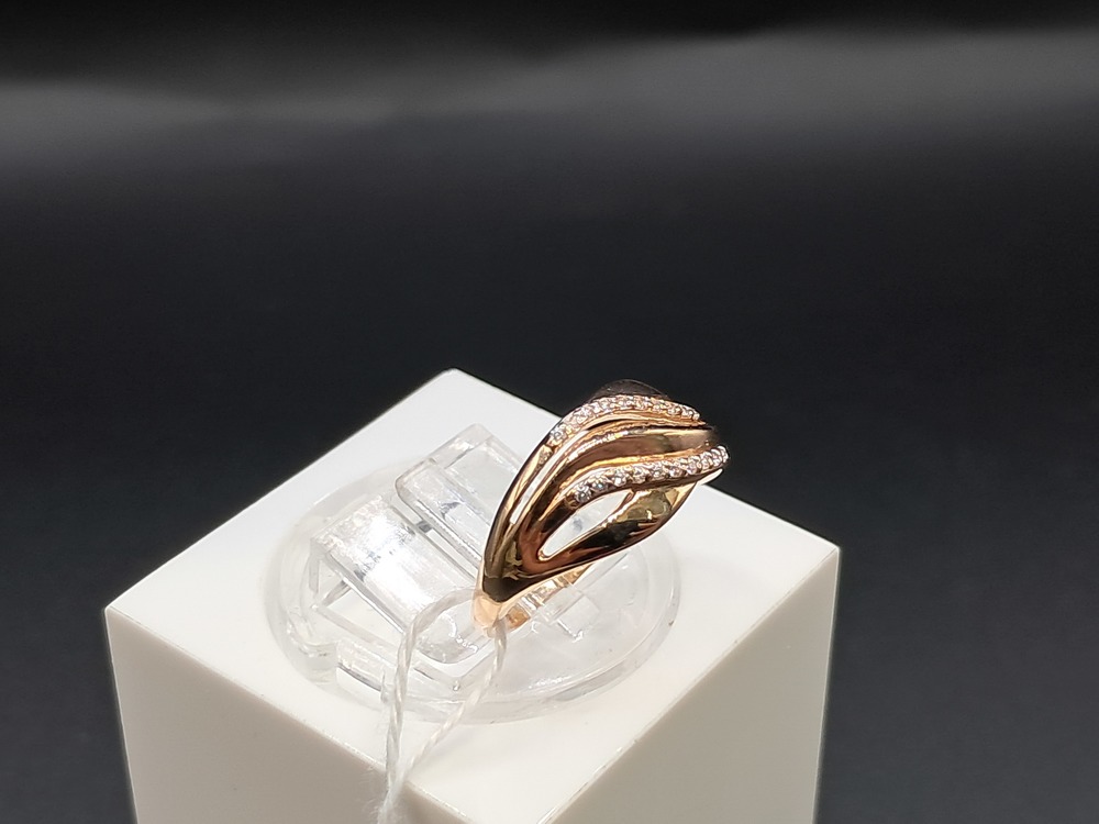 КОЛКМИ585 КОЛЬЦО С КАМНЯМИ (Au 585)