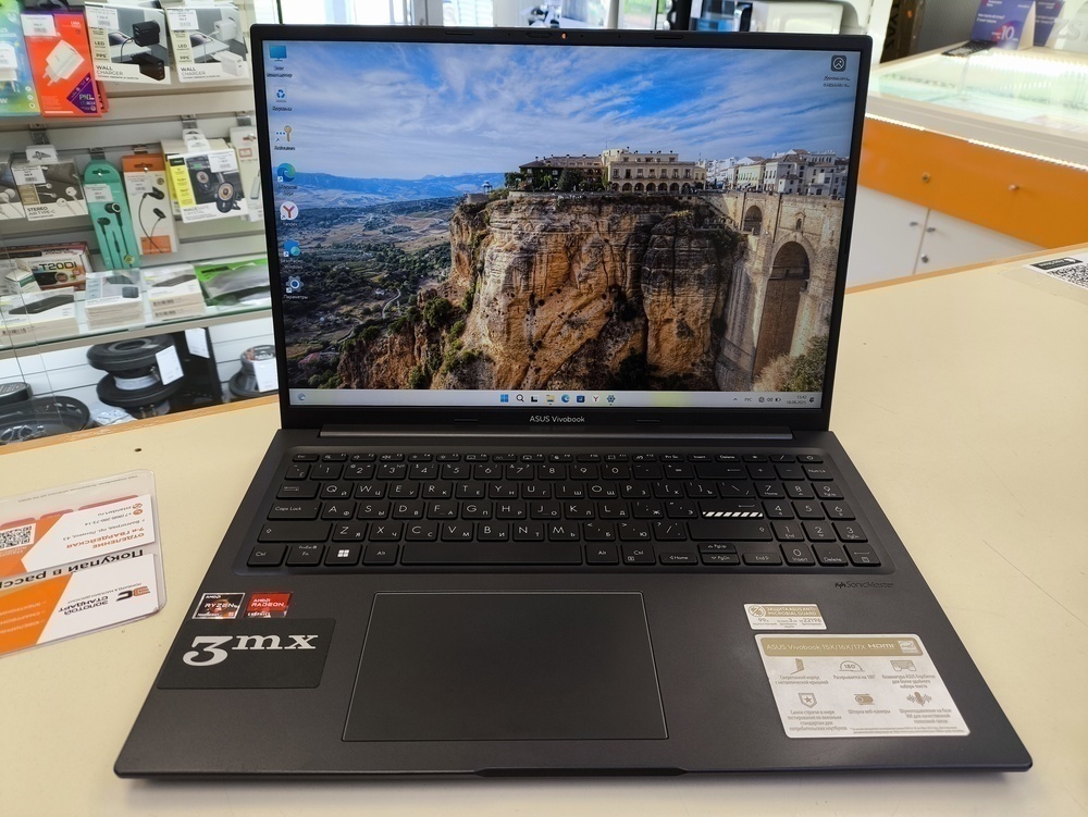 Ноутбук ASUS; Ryzen 5 7530U, AMD Radeon (TM) Graphics, 16 Гб, 512 GB, Нет