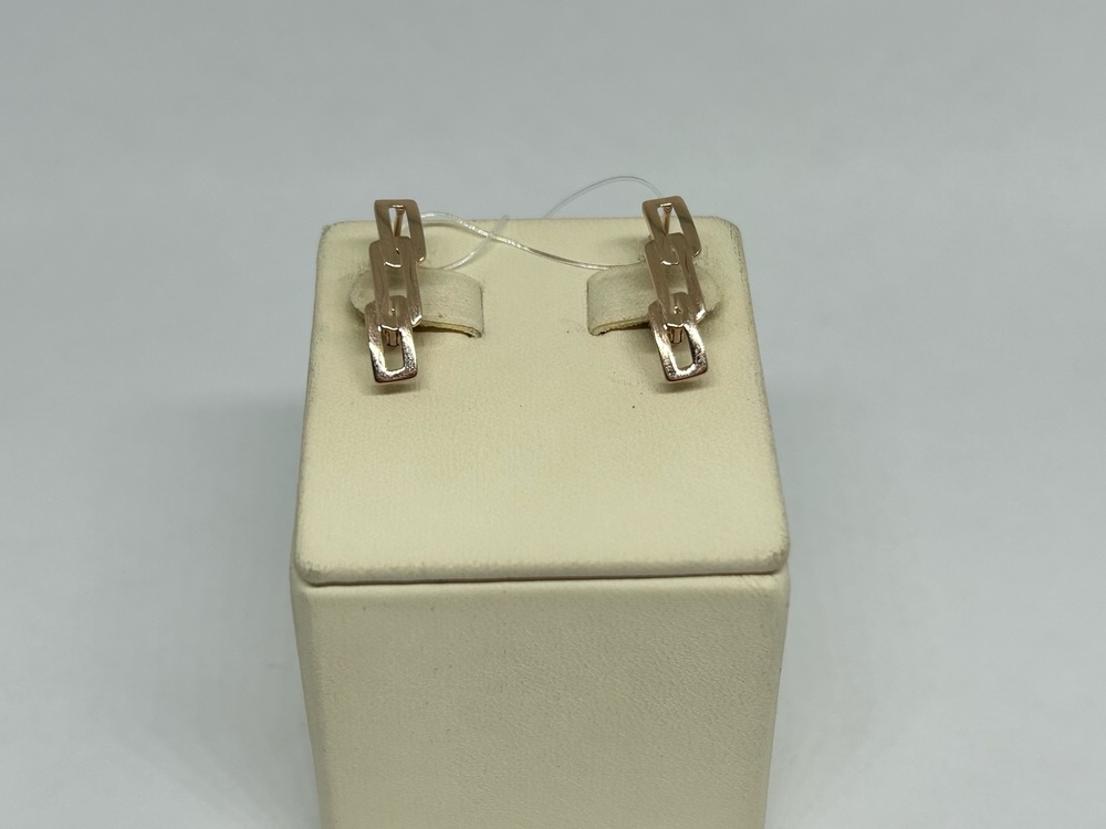 СЕРЬГИ БЕЗ КАМНЯ (Au 585)