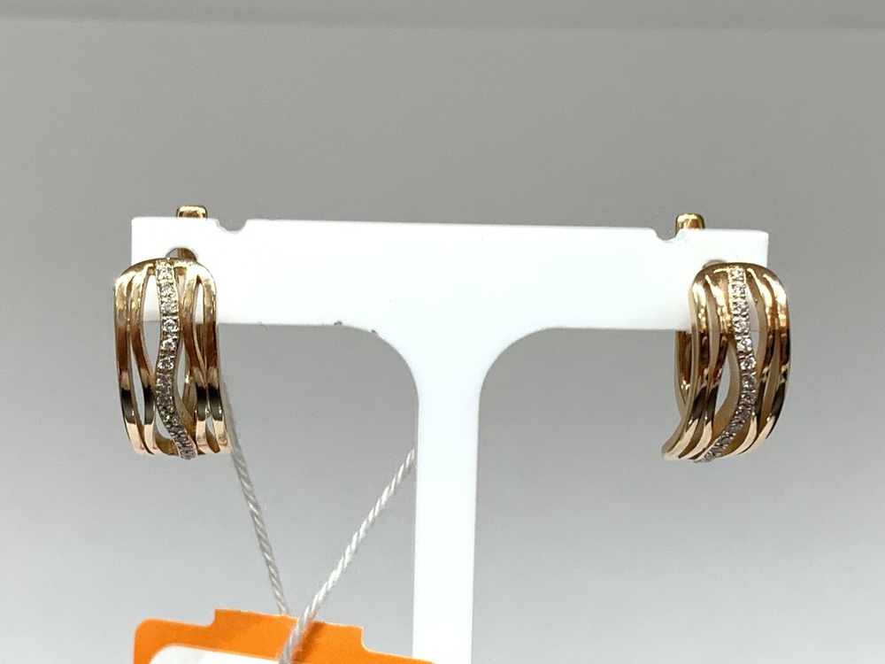 СЕРЬГИ С КАМНЯМИ (Au 585)