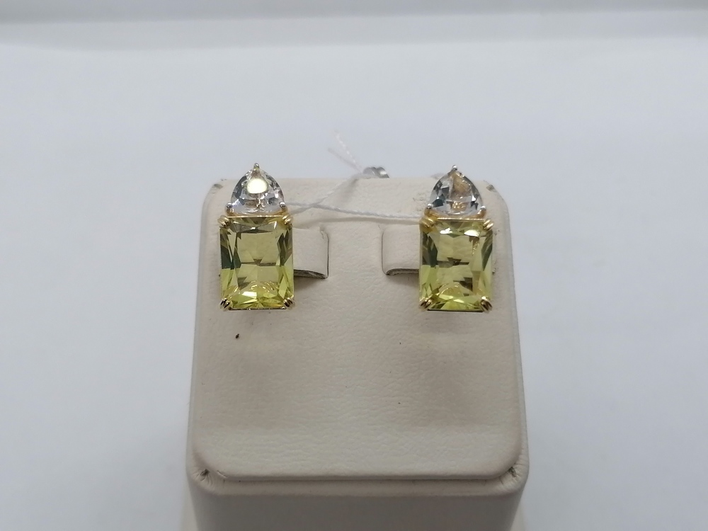 СЕРЬГИ С КАМНЯМИ (Au 585)