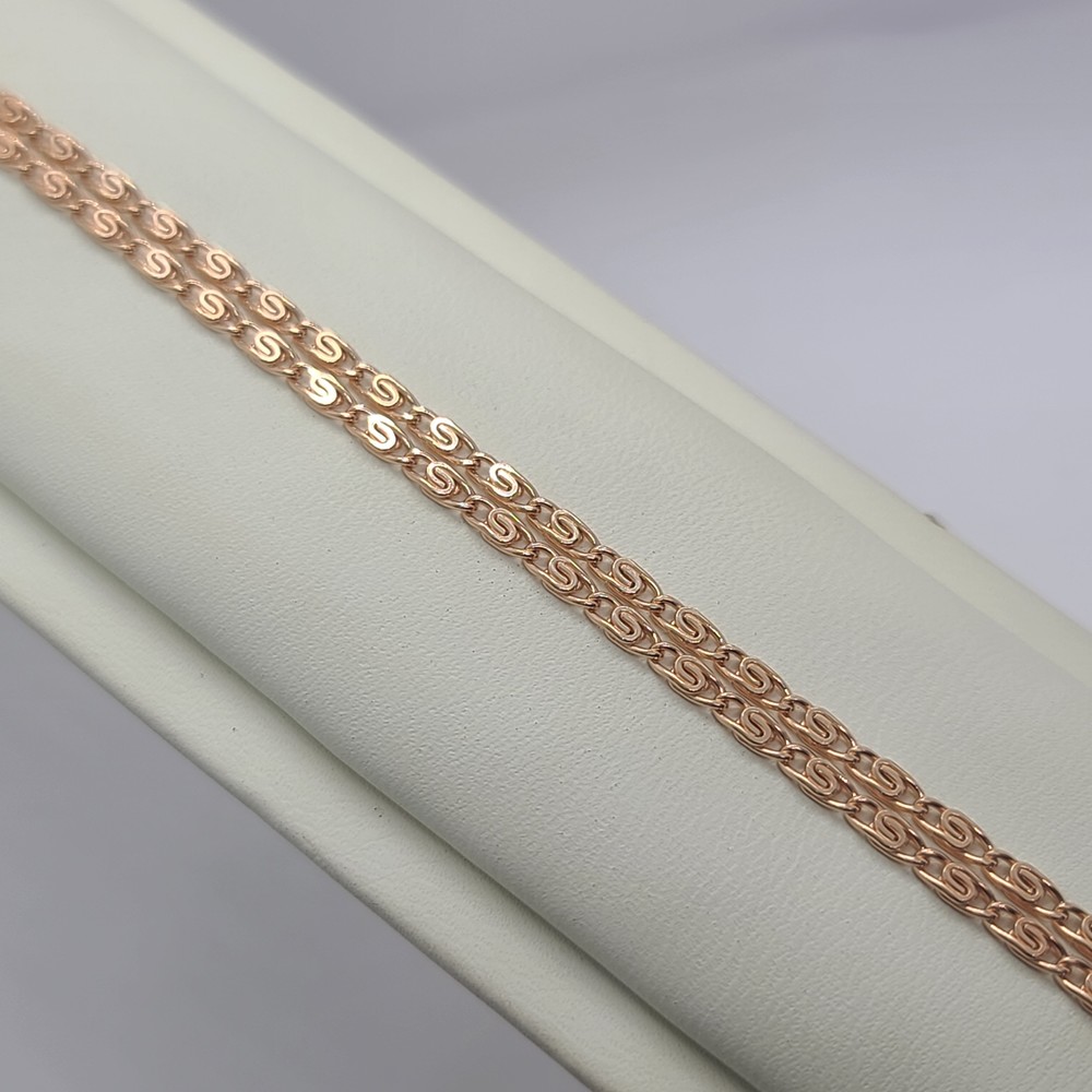 ЦЕПЬ ПУСТОТЕЛАЯ Улитка (Au 585)