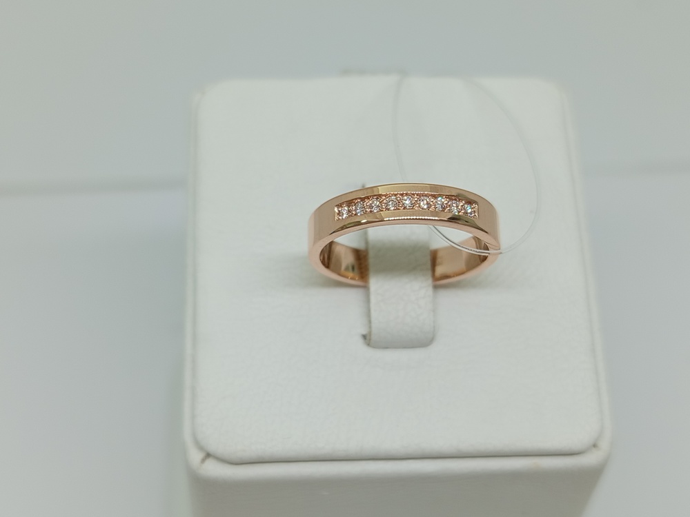 КОЛЬЦО Обручальное БРИЛЛИАНТ (Au 585)