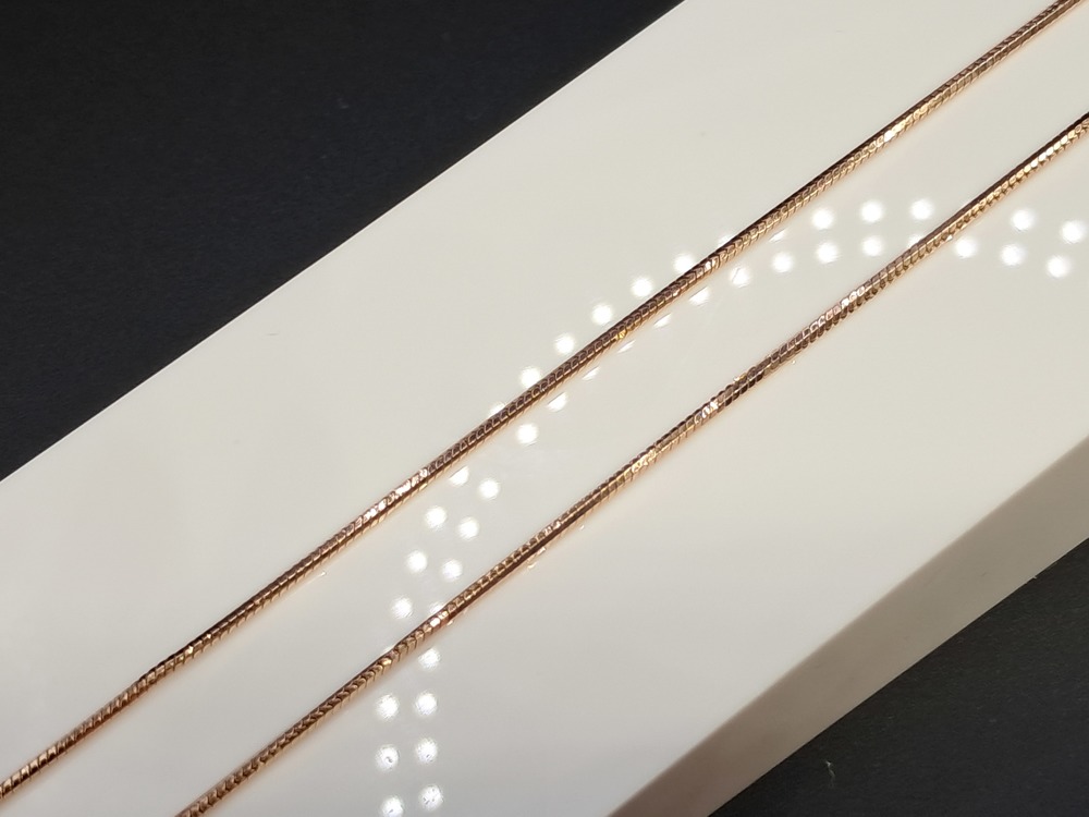 ЦЛЖГ585 ЦЕПЬ ПОЛНОВЕСНАЯ Жгут(снейк) (Au 585)