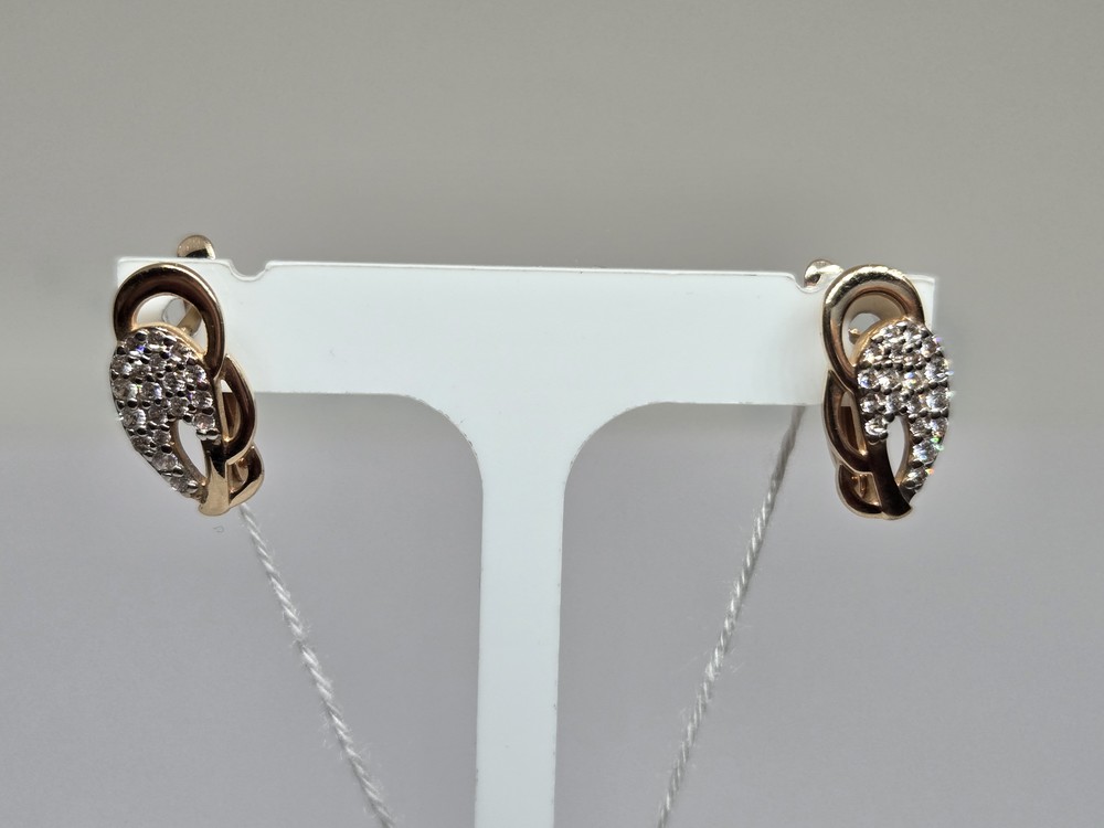 СЕРЬГИ С КАМНЯМИ (Au 585)