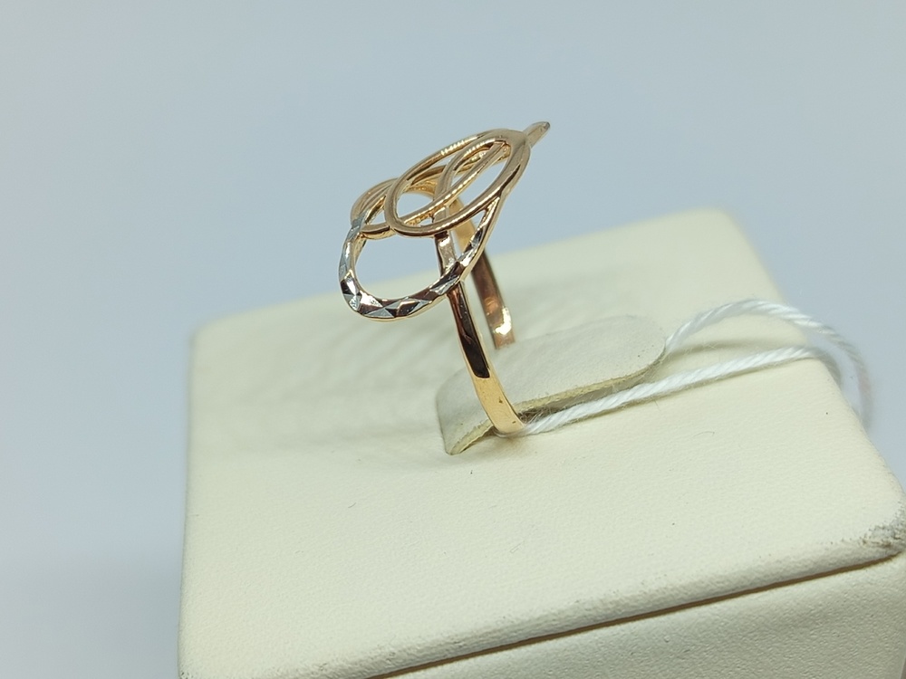 КОЛБКМ585 КОЛЬЦО БЕЗ КАМНЯ (Au 585)