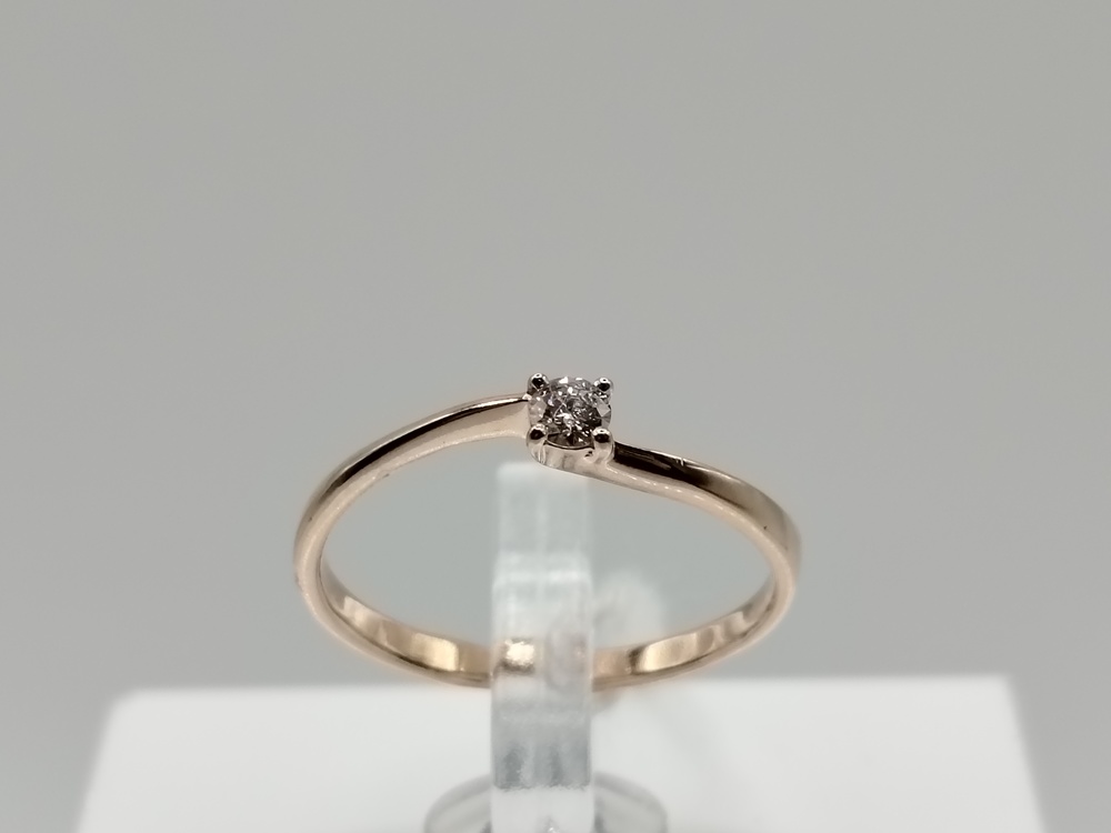 КОЛЬЦО БРИЛЛИАНТ Au 585