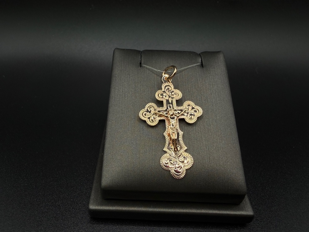 ПОДВЕСКА КРЕСТ (Au 585)