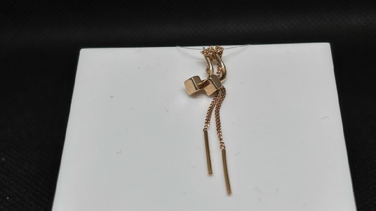 01-207614 СЕРЬГИ ПРОДЕВКИ без камня (Au 585)