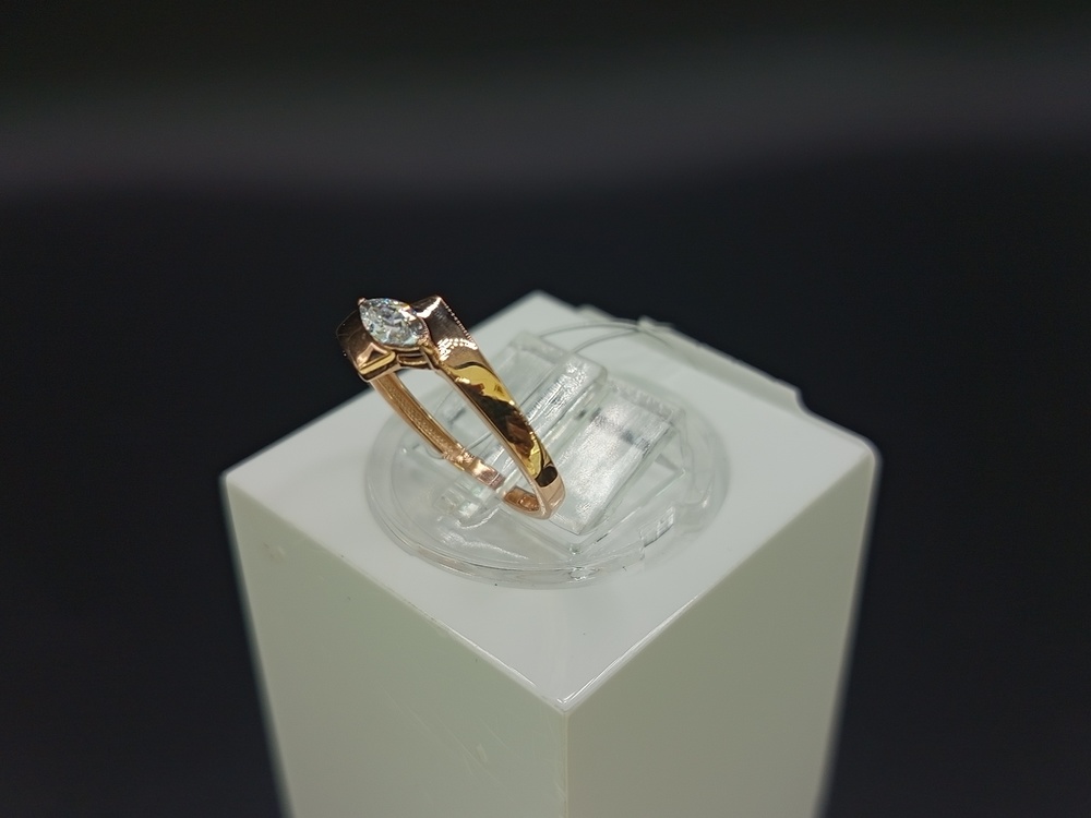 КОЛЬЦО С КАМНЕМ (Au 585)