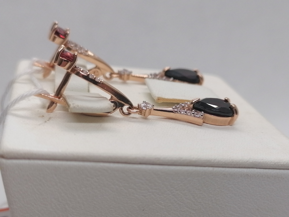 СЕРЬГИ С КАМНЯМИ (Au 585)