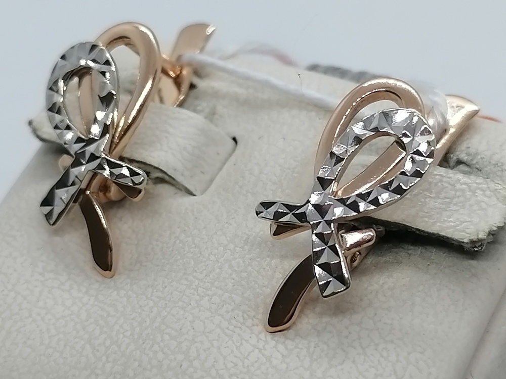 СЕРЬГИ БЕЗ КАМНЯ (Au 585)