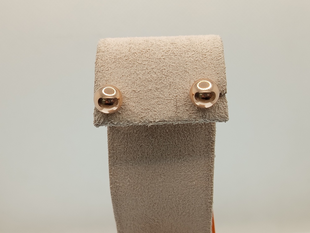 СПУС585 СЕРЬГИ ПУСЕТЫ (Au 585)