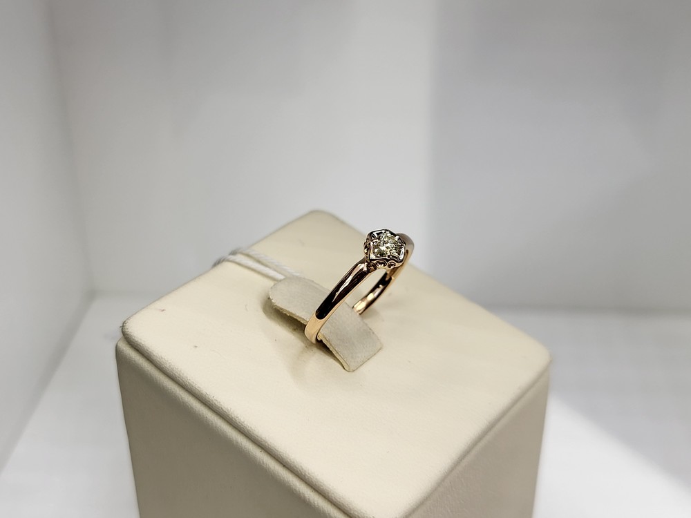 КОЛЬЦО БРИЛЛИАНТ Au 585