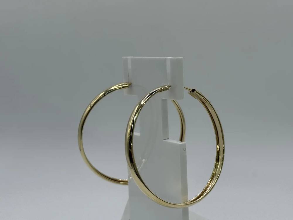 СЕРЬГИ КОНГО без камня (Au 585)