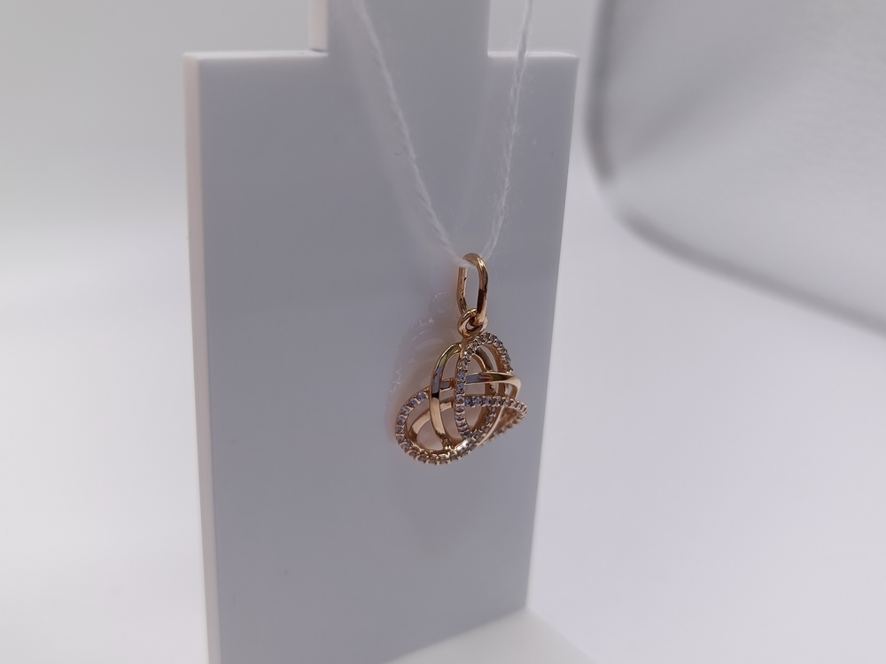 ПОДКМИ585 ПОДВЕСКА С КАМНЯМИ (Au 585)