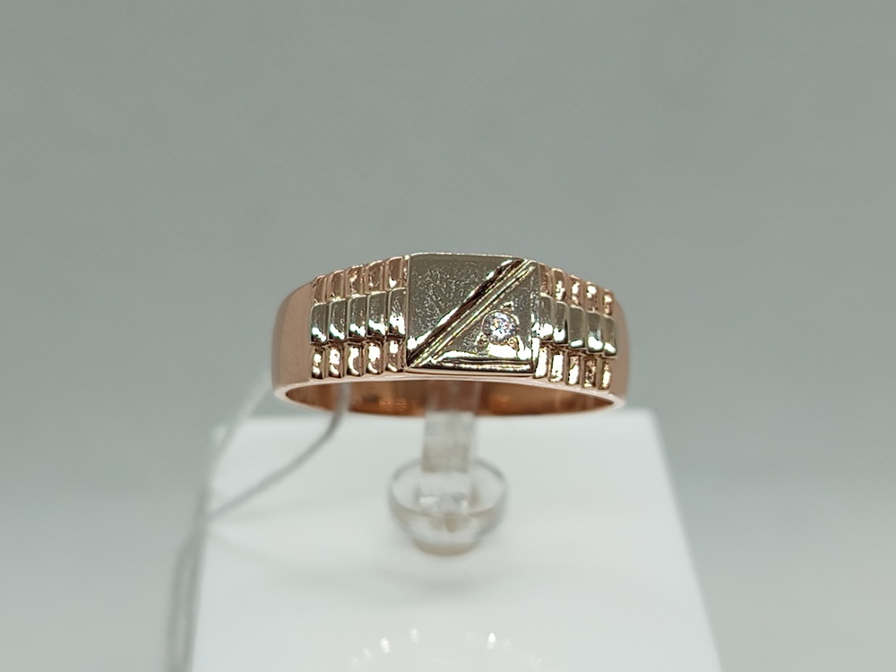 ПЕЧАТКА С КАМНЕМ (Au 585)