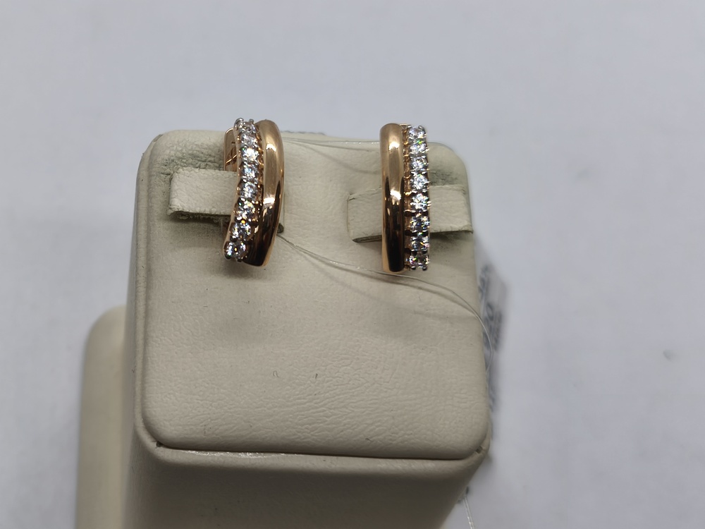 СЕРЬГИ С КАМНЯМИ (Au 585)