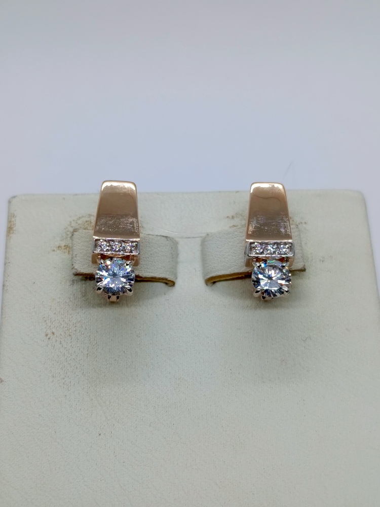 СЕРЬГИ С КАМНЯМИ (Au 585)