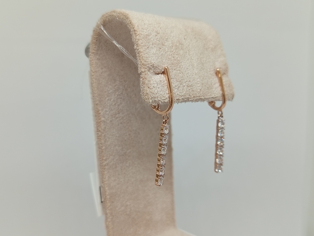 СЕРЬГИ С КАМНЯМИ (Au 585)