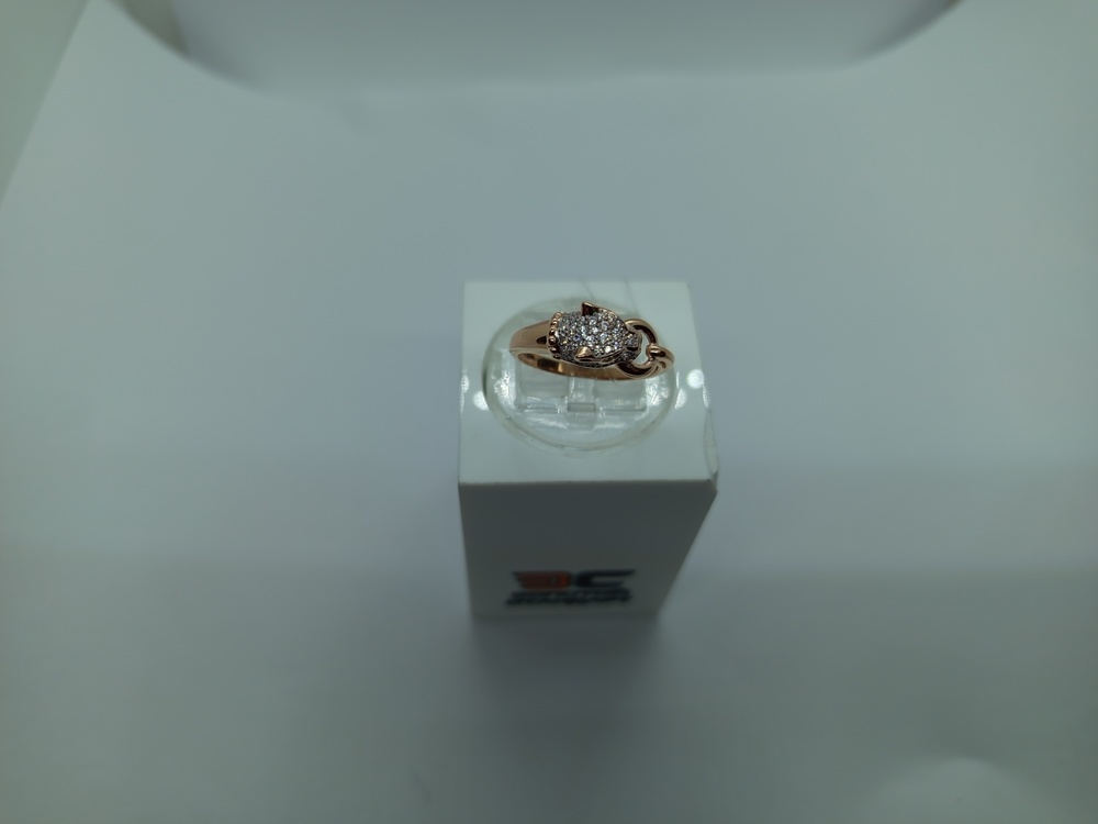 КОЛЬЦО С КАМНЯМИ (Au 585)